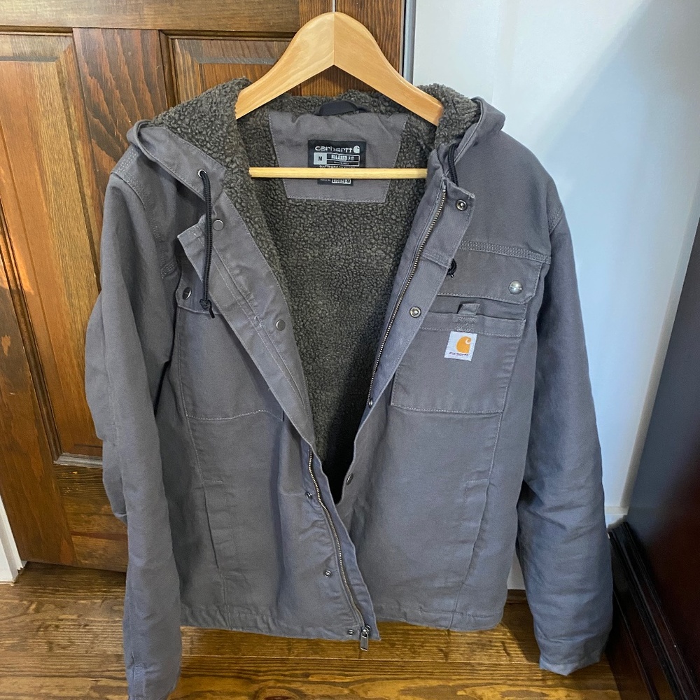 Mens Carhartt relaxed fit jacket size men’s medium